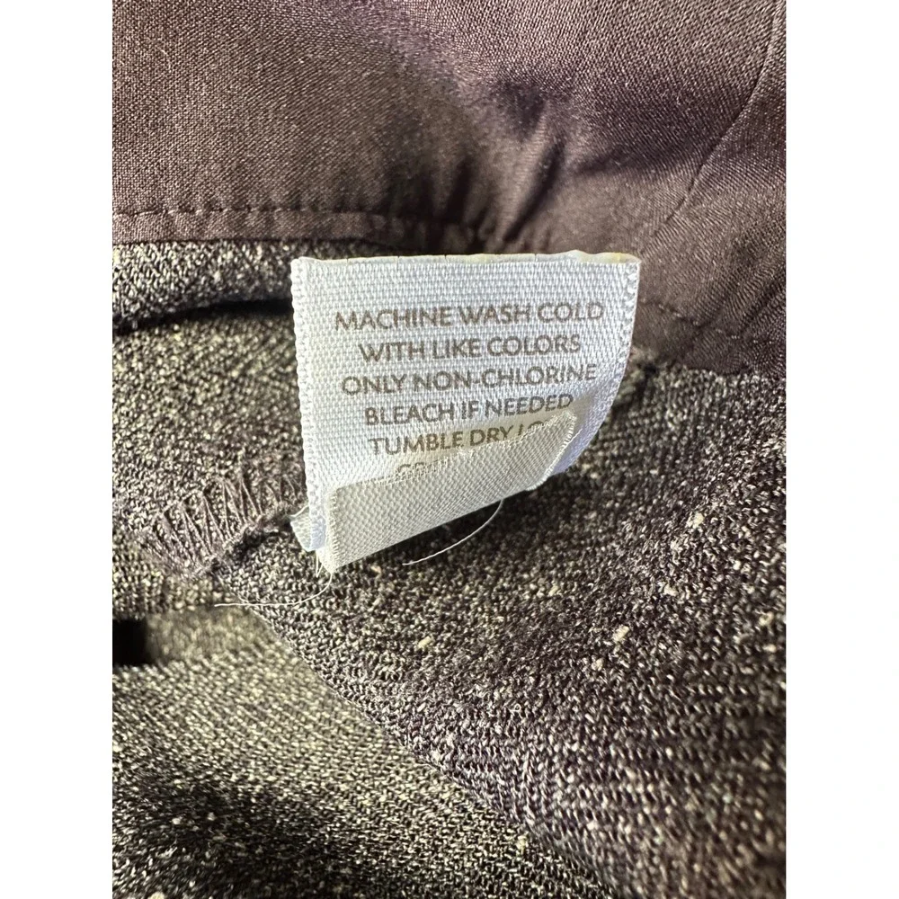 J. Jill Womens A-Line Midi Skirt Size 2 Petite Brown Tweed Academia Workwear